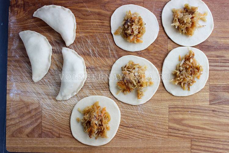 Вареники с капустой