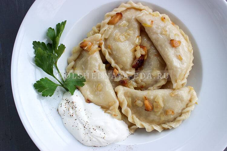 Вареники с капустой