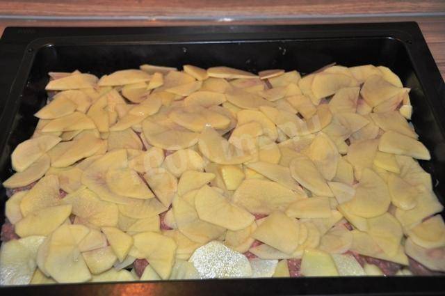 Запеканка с фаршем и картошкой: пошаговый фото-рецепт