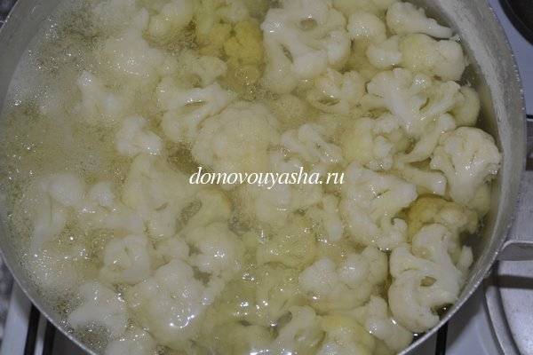 Цветная капуста в кляре