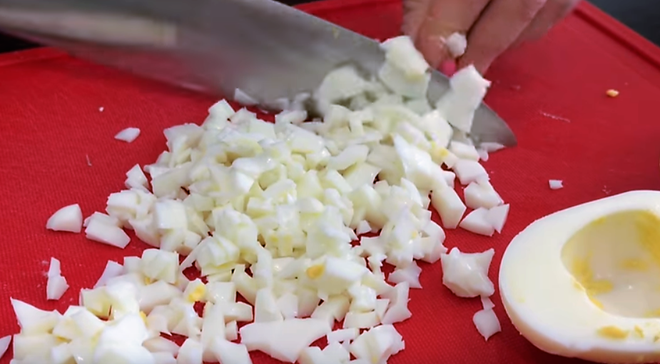 Салат гнездо глухаря с курицей: фото-рецепт