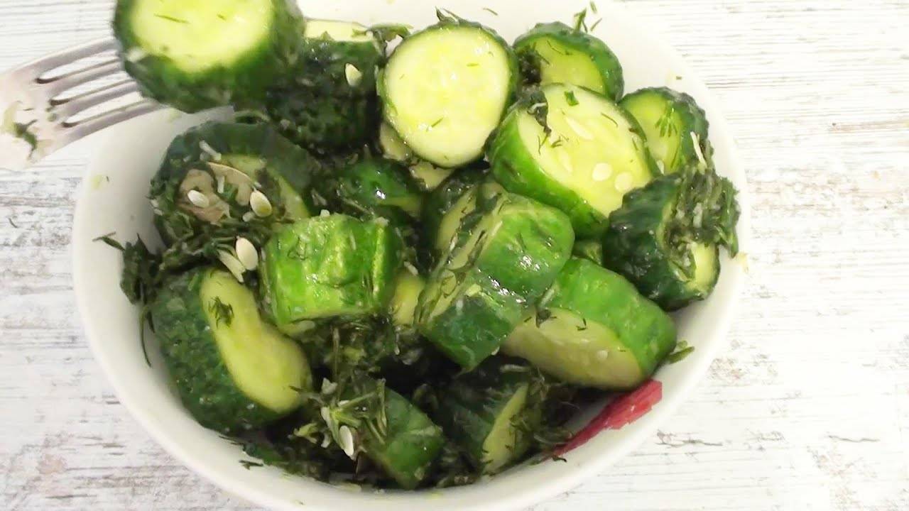 Малосольные огурцы в пакете - 8 рецептов с чесноком и укропом хрустящих огурцов быстрого приготовления