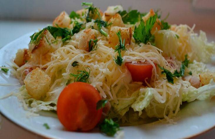 Салат с курицей и овощами: фото-рецепт