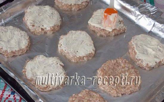 Стожки из фарша и картофеля в духовке