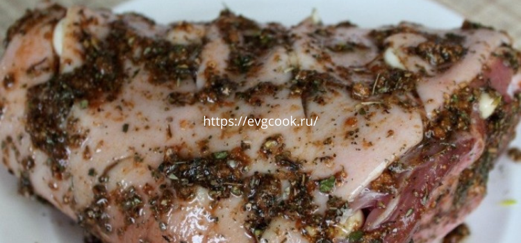 Свиная рулька в пиве