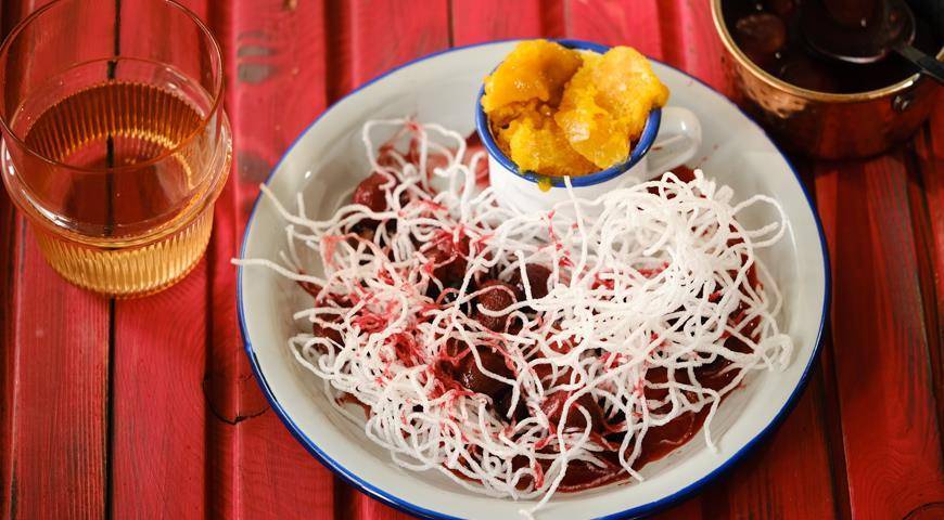 Фунчоза со свининой и овощами — фото рецепт