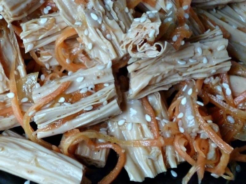 Салат с соевой спаржей — пошаговый фото-рецепт