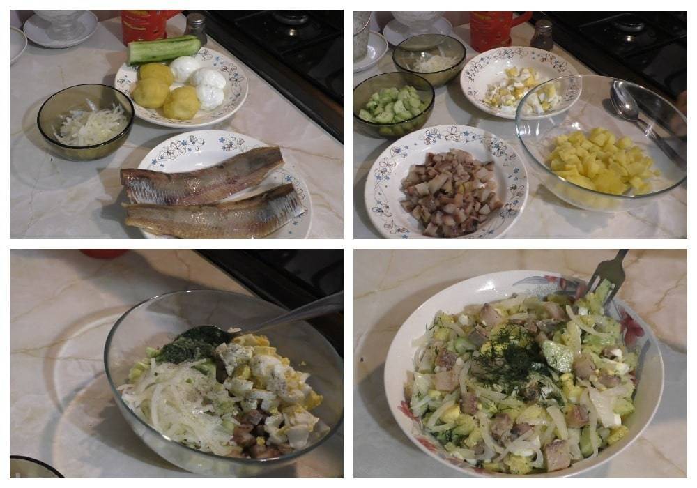 Салат с копченой рыбой и сыром: такого вы точно не пробовали!