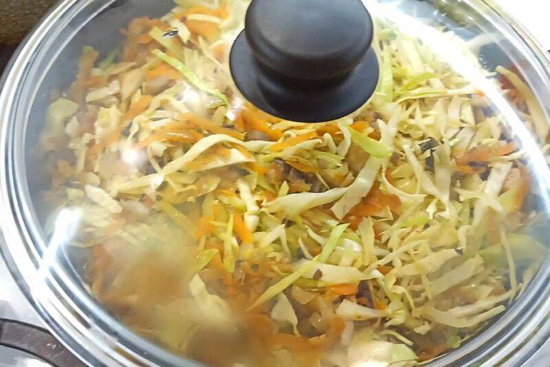 Постные пирожки с грибами