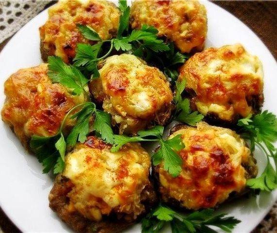 Стожки из фарша под шубой