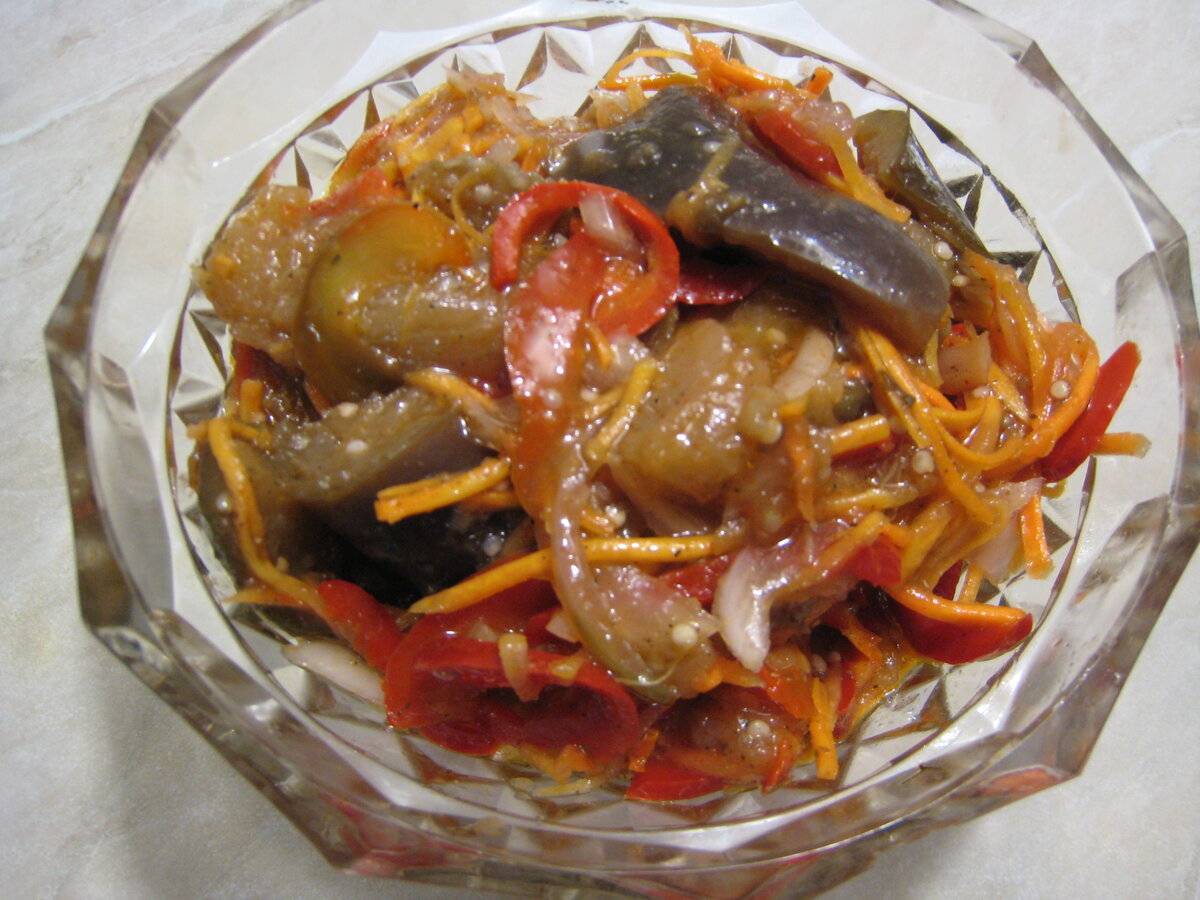 Баклажаны по-корейски, самый вкусный рецепт.