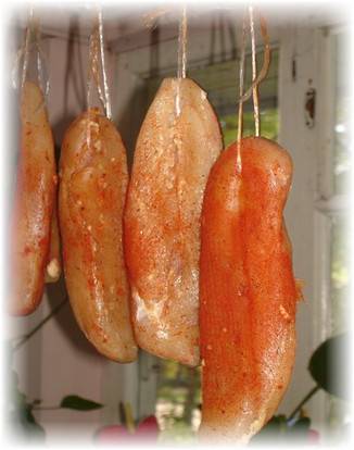 Вяленая куриная грудка в домашних условиях — рецепт с фото