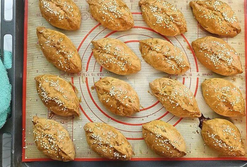 Постные пирожки с грибами