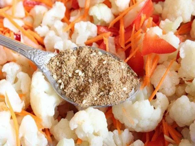 Цветная капуста на зиму