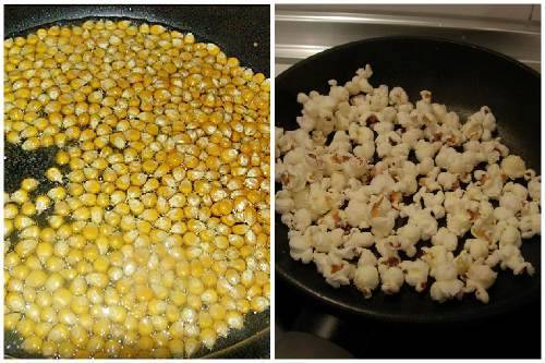 Попкорн в домашних условиях из кукурузы на сковороде