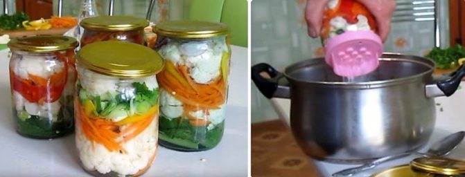 Цветная капуста на зиму