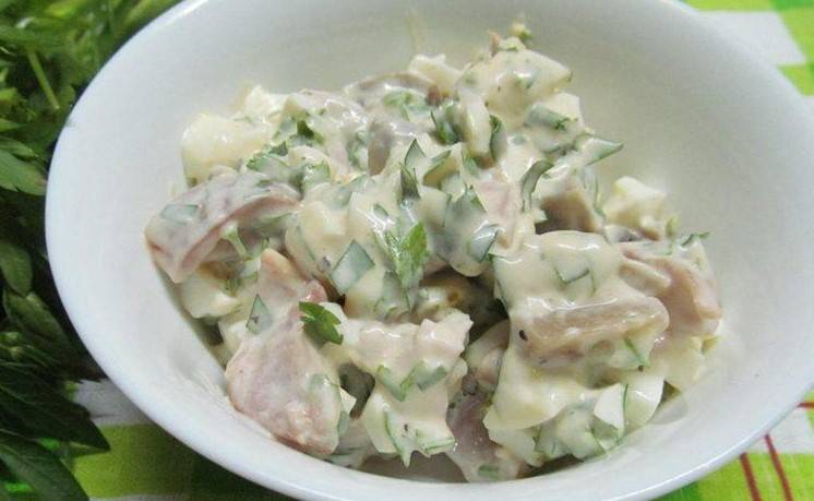 Салат с курицей и овощами: фото-рецепт