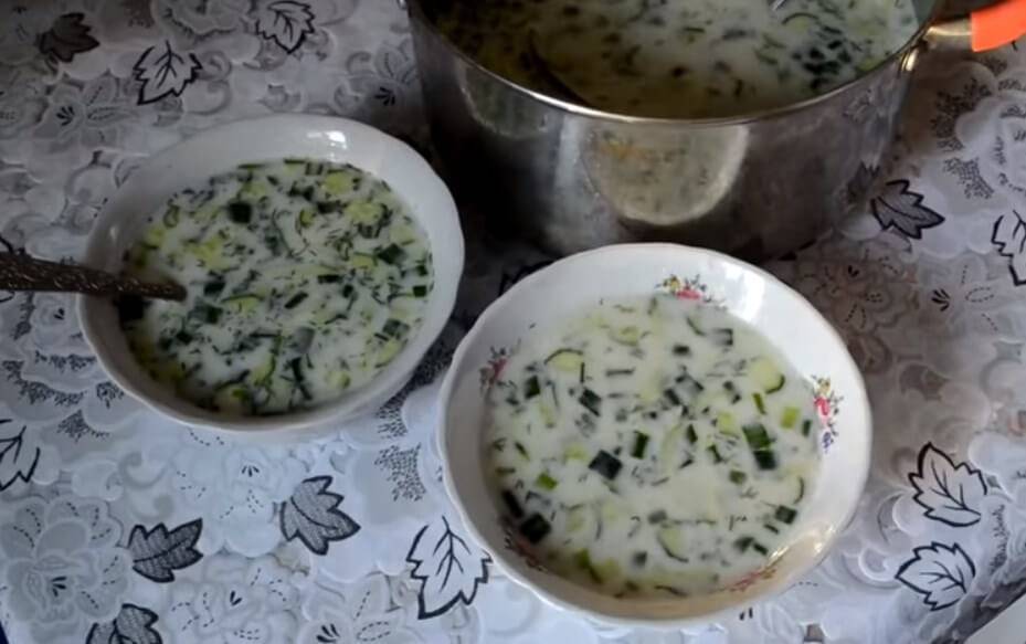 Окрошка на квасе