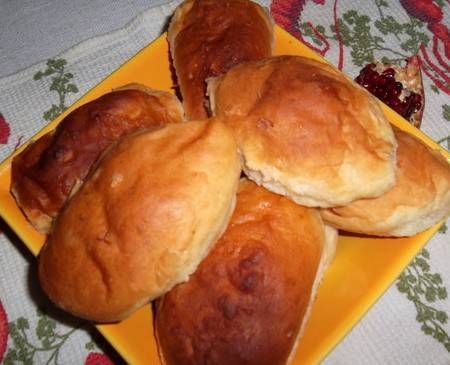 Постные пирожки с грибами