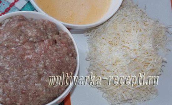 Стожки из фарша и картофеля в духовке