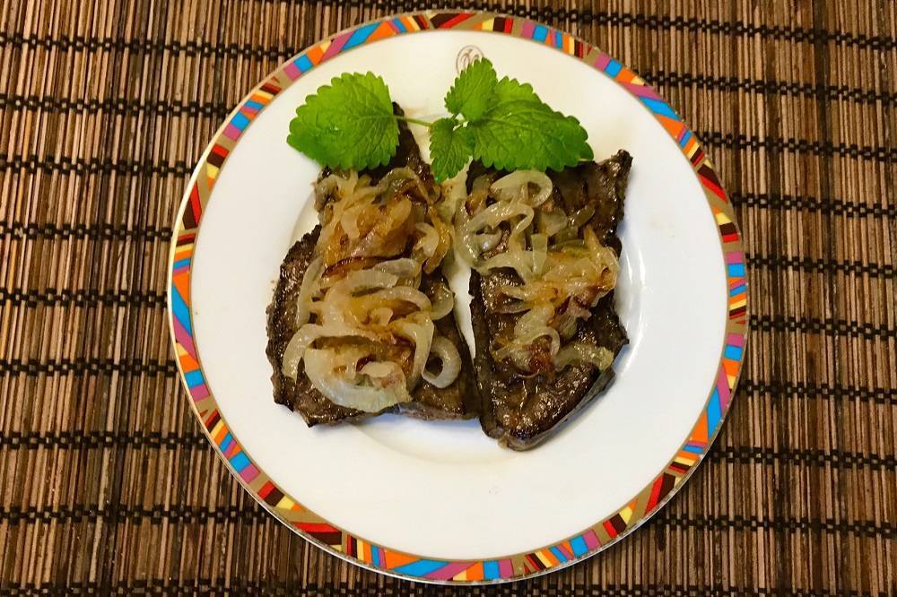 Отбивные из печени