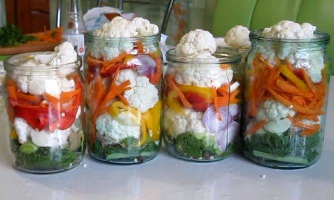 Цветная капуста на зиму