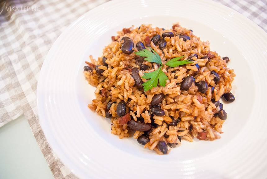 Фасоль с яйцом: 2 пошаговых фото рецепта