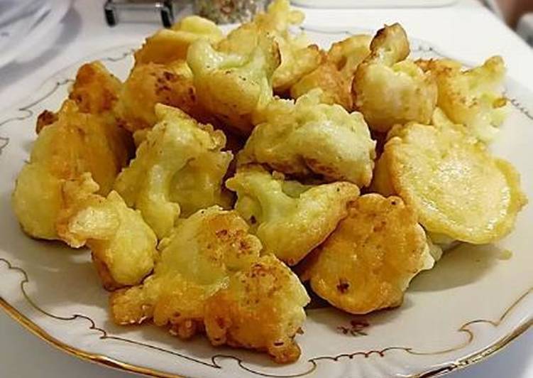 Пошаговый рецепт приготовления цветной капусты в кляре с фото