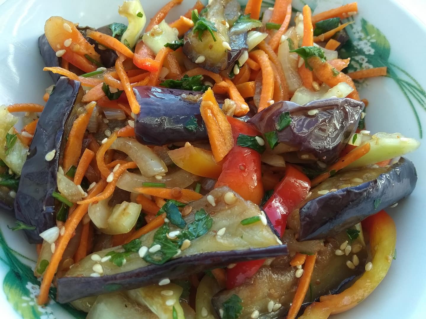 Баклажаны по-корейски