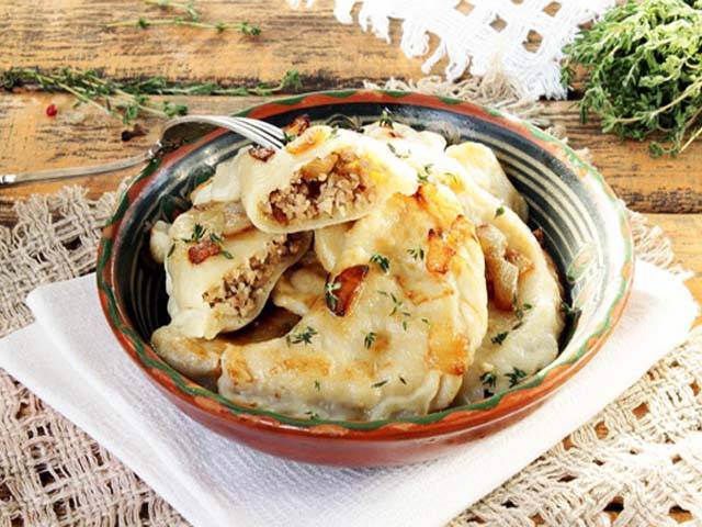 Вареники с капустой