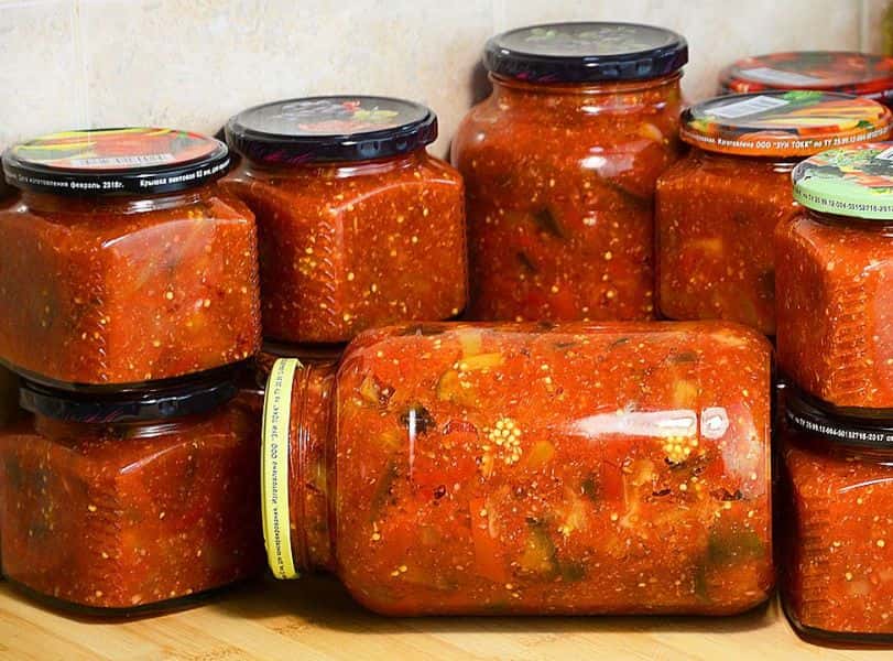 Аджика из баклажанов на зиму