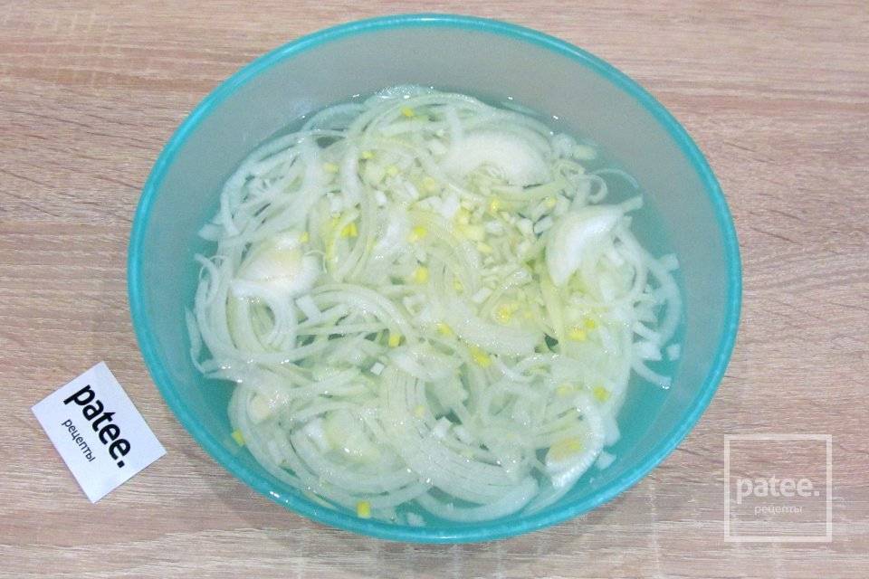 Сердечки с луком и морковью