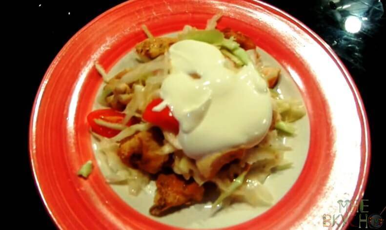 Салат с курицей и овощами: фото-рецепт