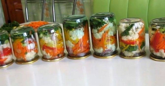 Цветная капуста на зиму