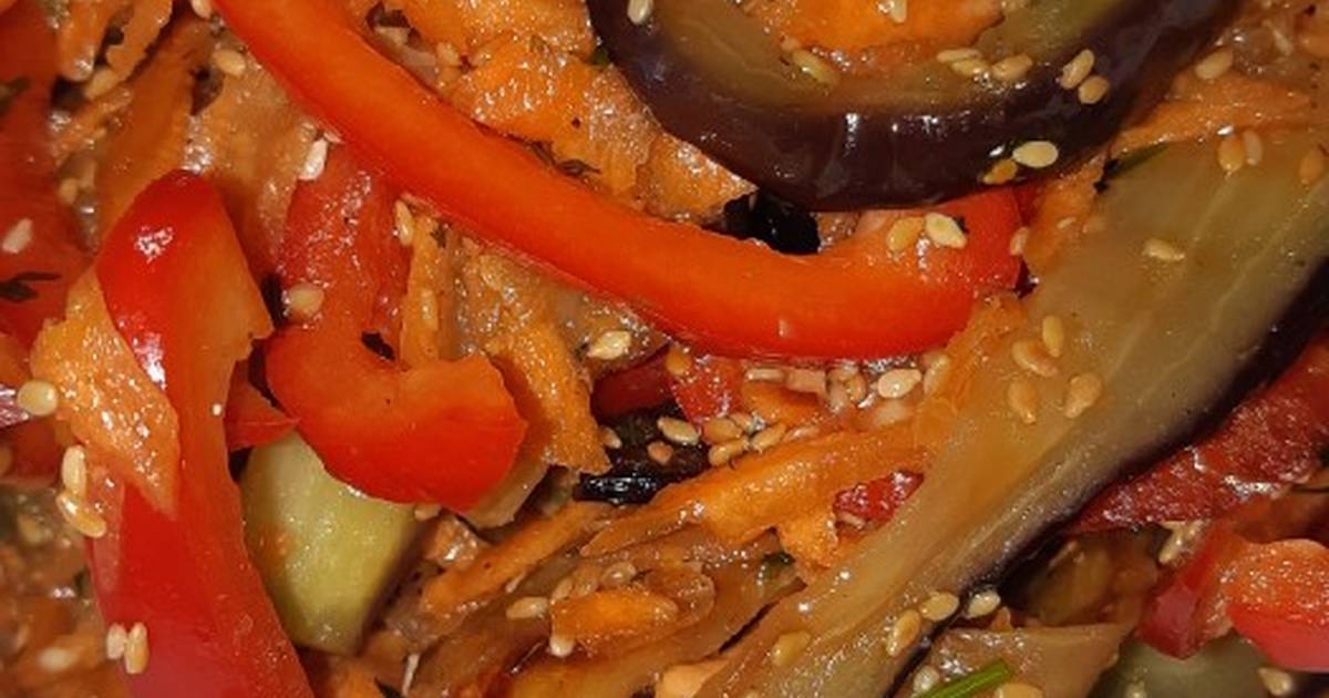 Баклажаны на зиму по-корейски — 5 лучших рецептов приготовления