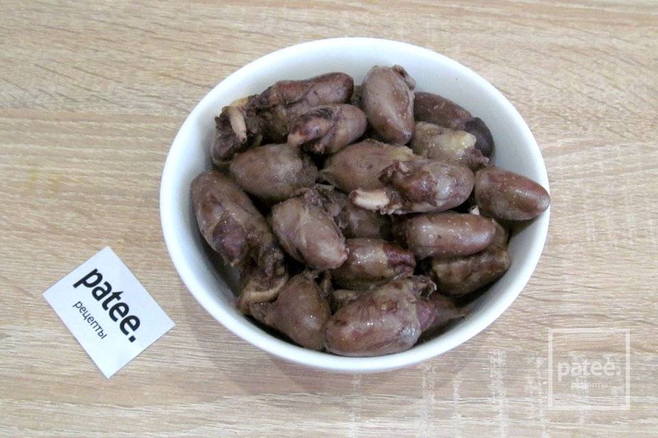 Сердечки с луком и морковью