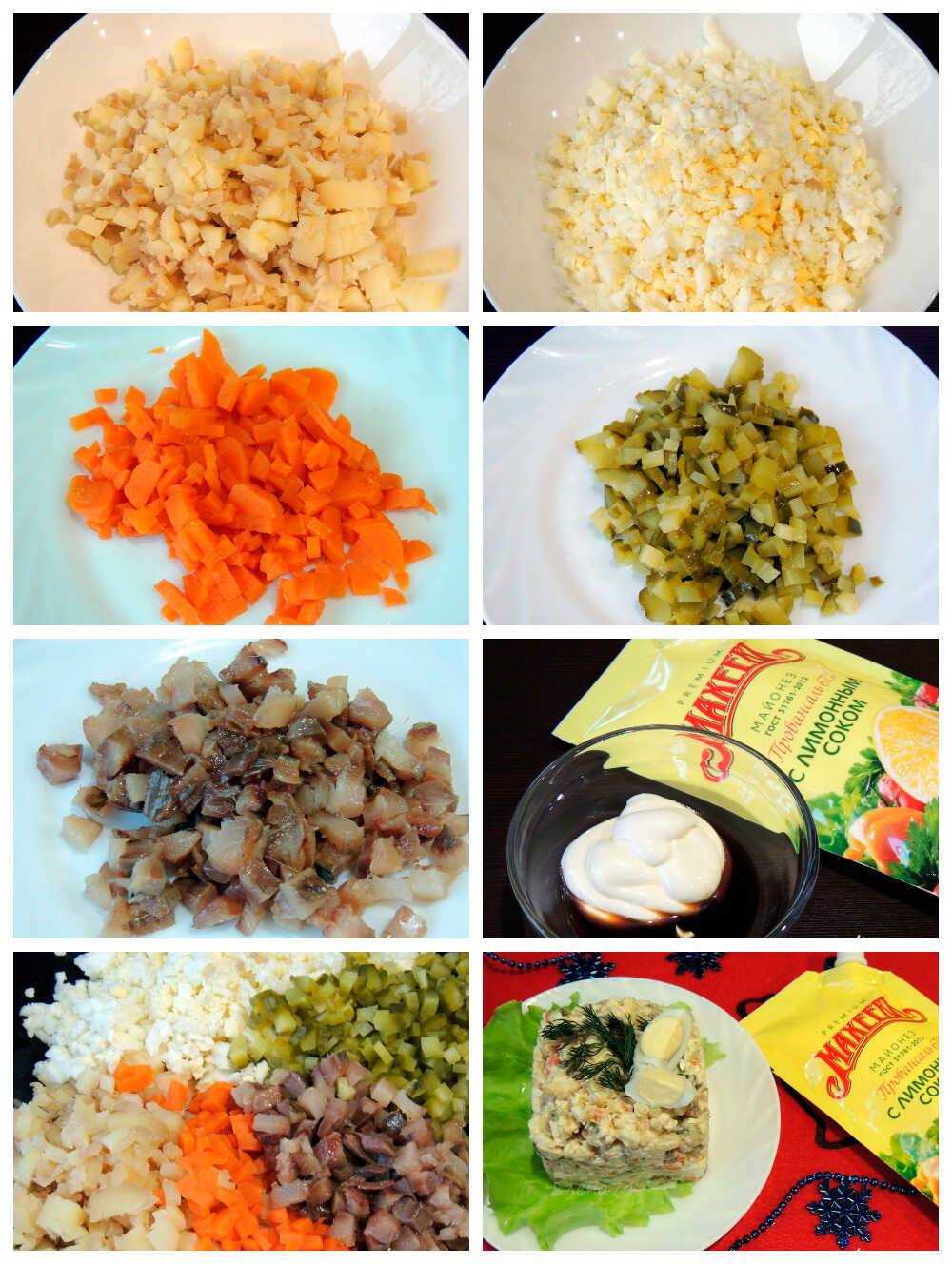 Салат с картошкой и селедкой: достойная замена «Сельди под шубой»