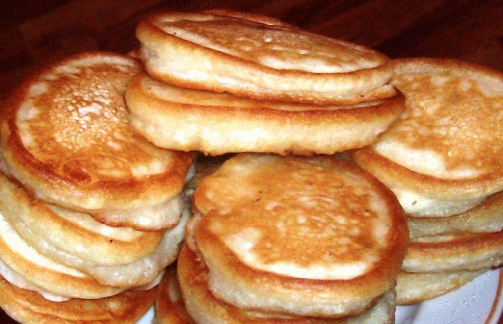 Пышные оладьи на молоке без дрожжей, рецепт