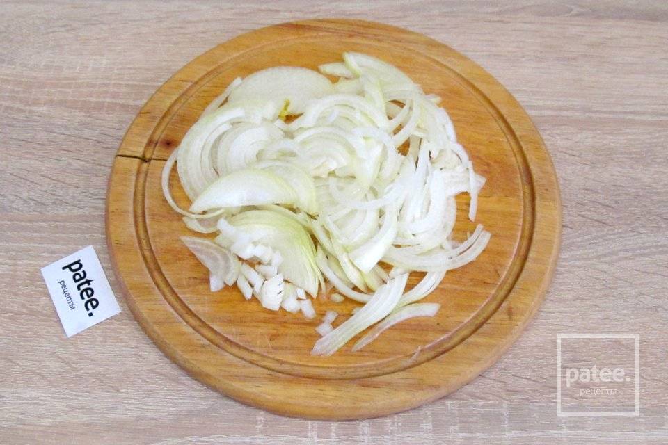 Сердечки с луком и морковью