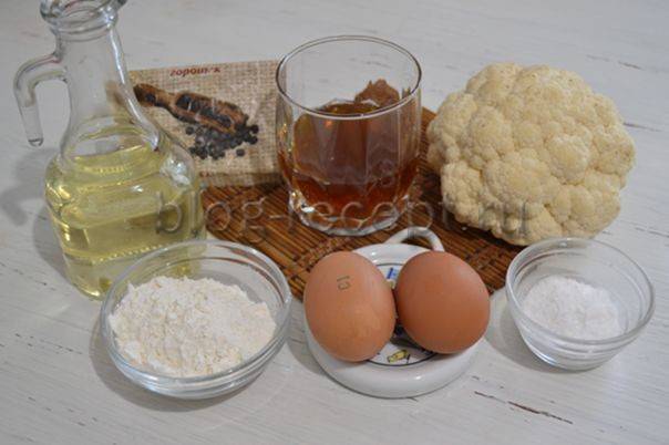 Цветная капуста в кляре