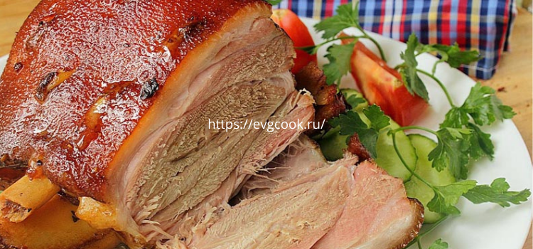 Свиная рулька в пиве