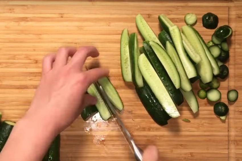 Хрустящие малосольные огурцы — фото рецепт