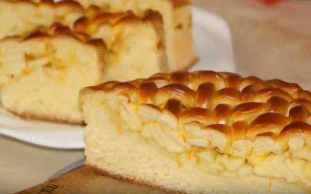 Пирог с яблоками в духовке: 7 фото рецептов