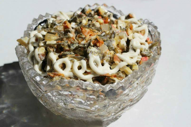Салат из морской замороженной капусты рецепт с фото очень вкусный