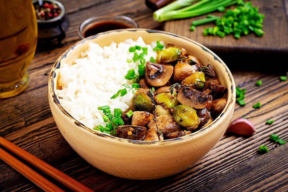 Гречка с грибами